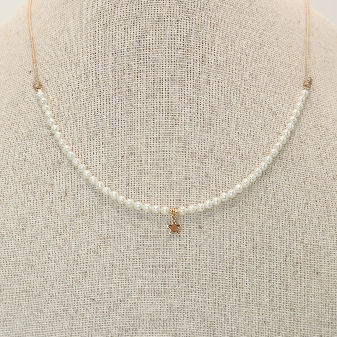 Collar Perlas Estrella