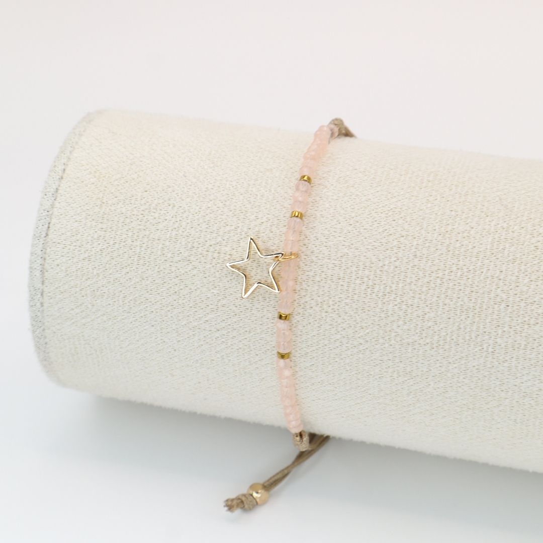 Pulsera Estrella Rosa