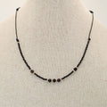 Collar Piedras Negro