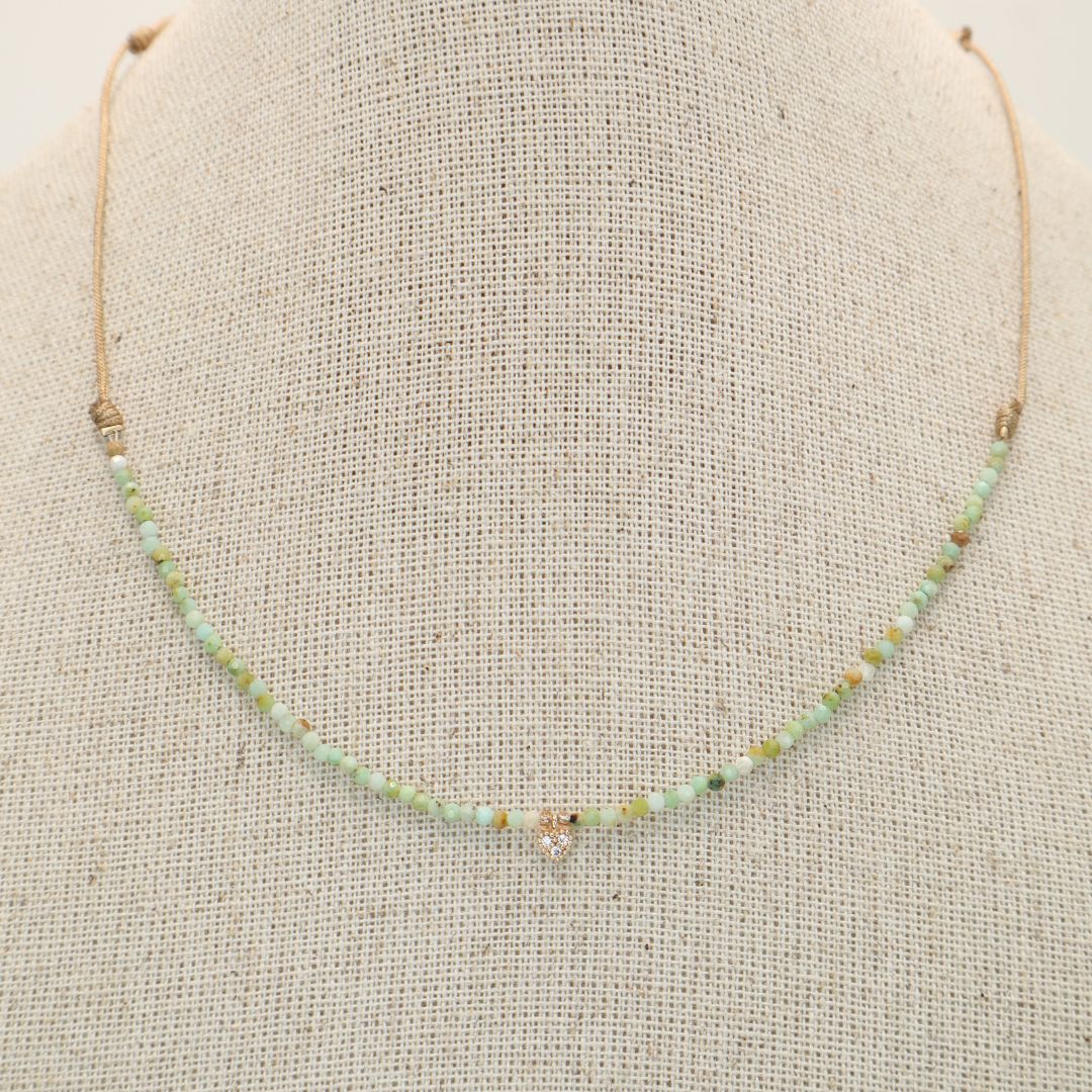 Collar Piedras Corazón