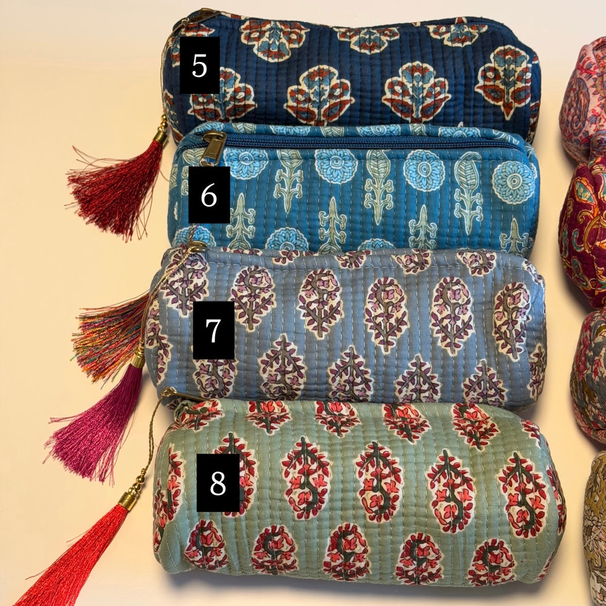 Estuche estampado indio
