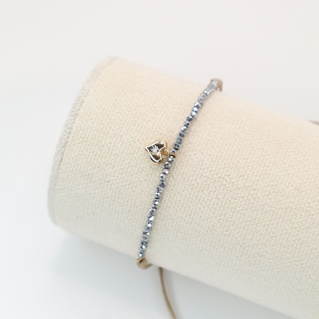 Pulsera Piedras Corazón