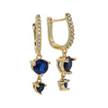 Pendientes Aro Extreme Azul