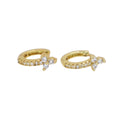 Pendientes Aro Brillo Triple