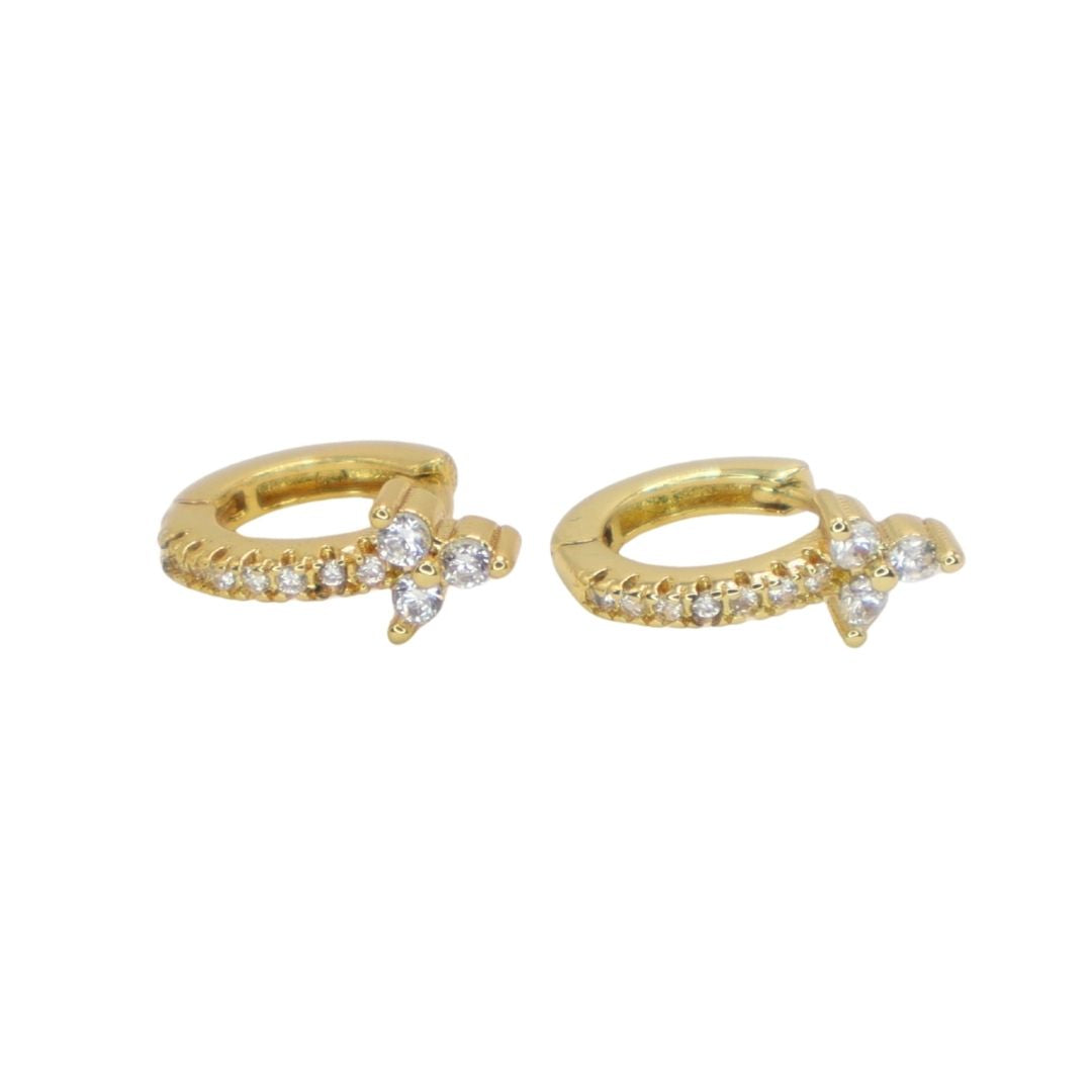 Pendientes Aro Brillo Triple