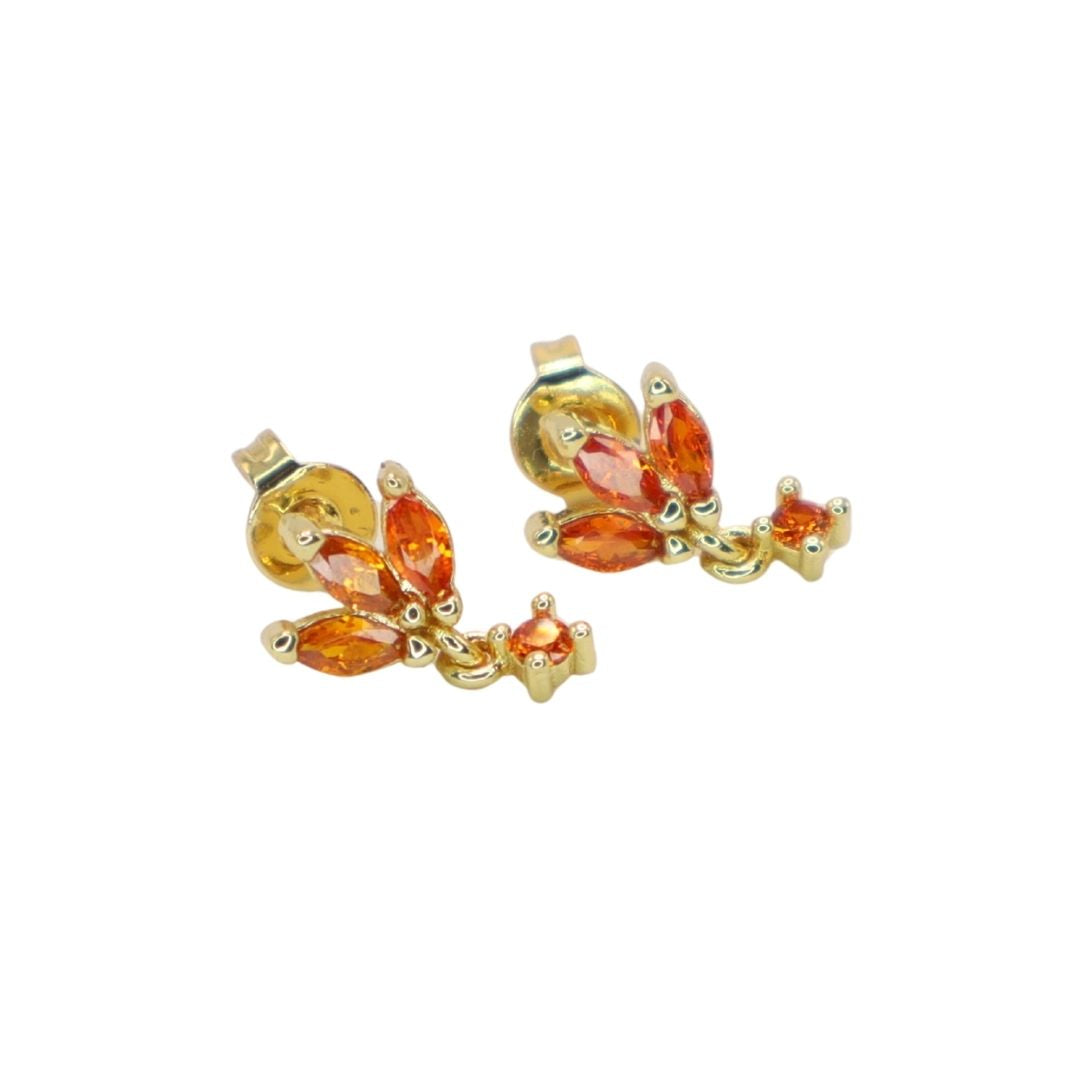 Pendientes Triple Naranja