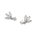 Pendientes Triple Blanco