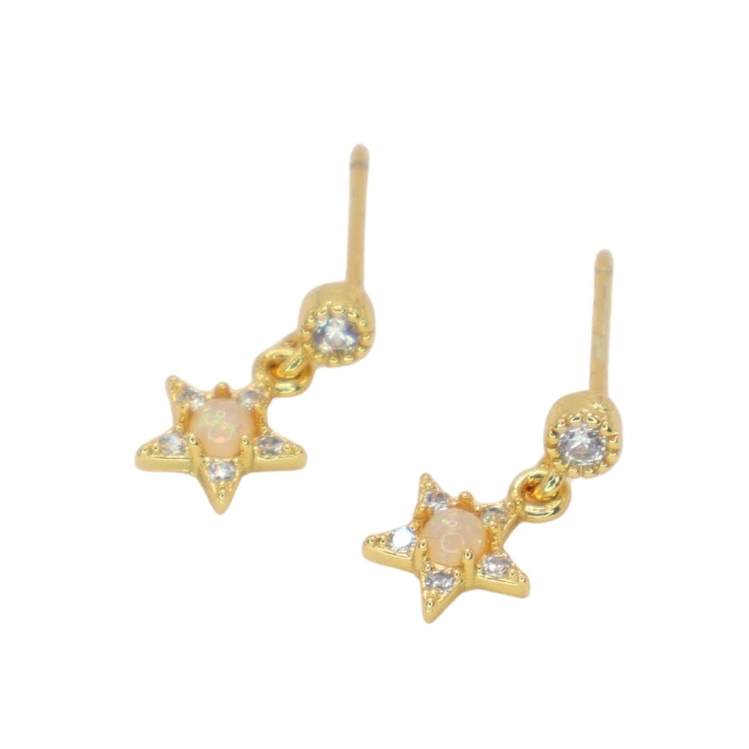 Pendientes Estrella Brillo