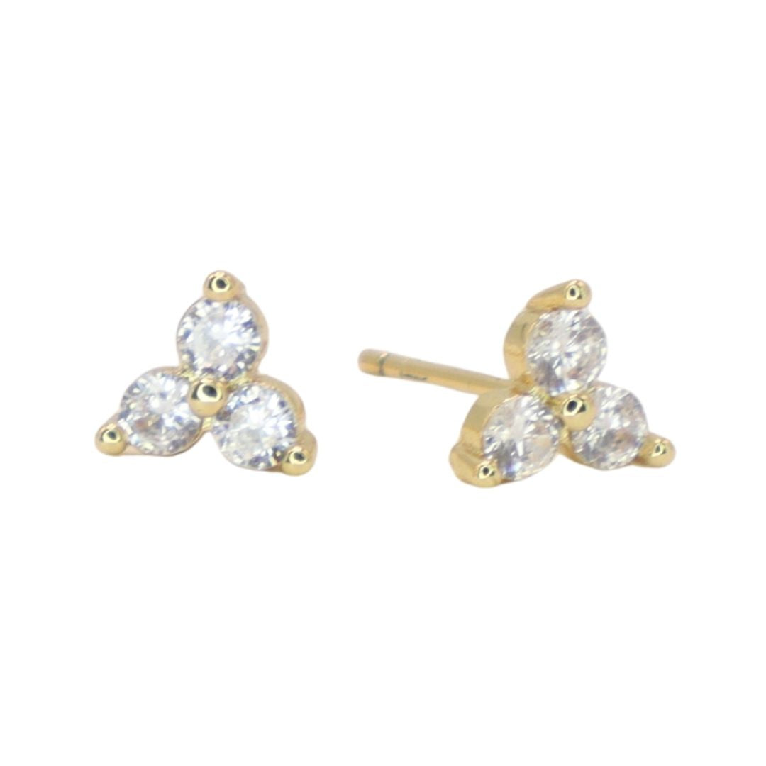 Pendientes Brillo Triple