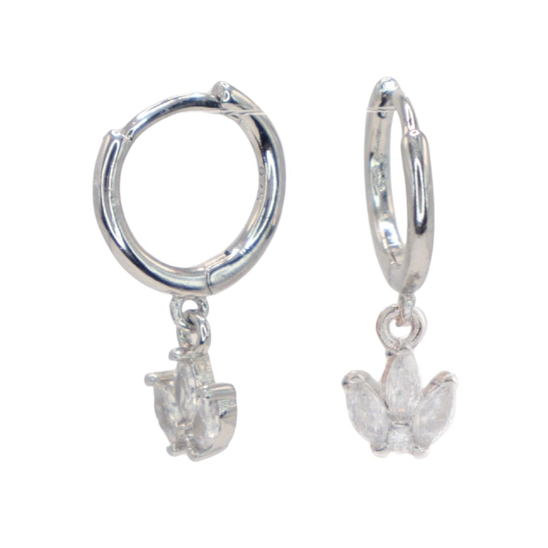 Pendientes Aro Brillo Triple