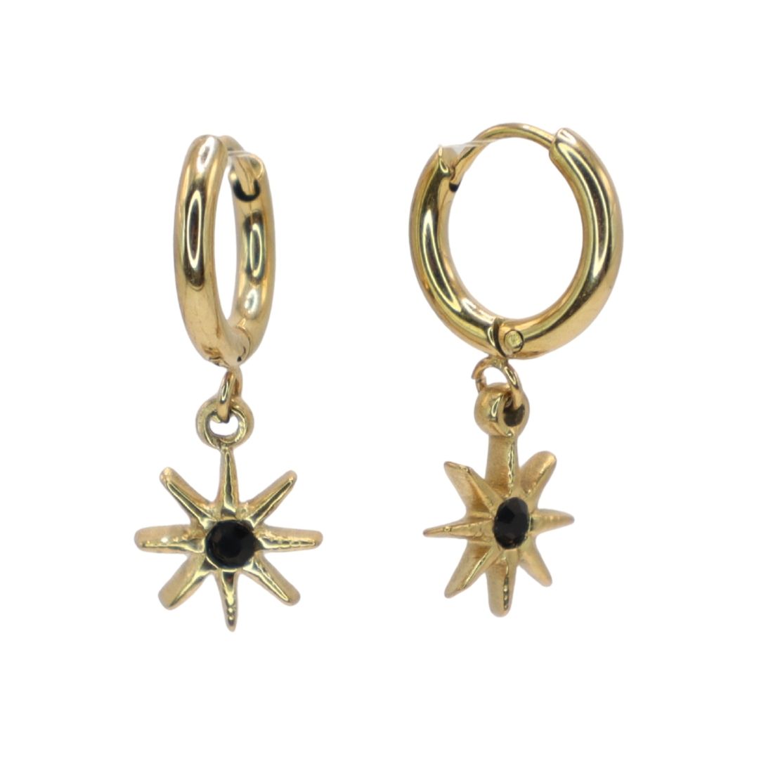 Pendientes Aro Estrella
