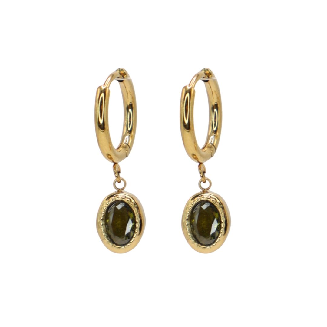 Pendientes Aro Stone
