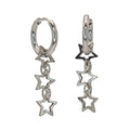 Pendientes Aro Estrellas