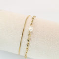 Pulsera Doble Perla